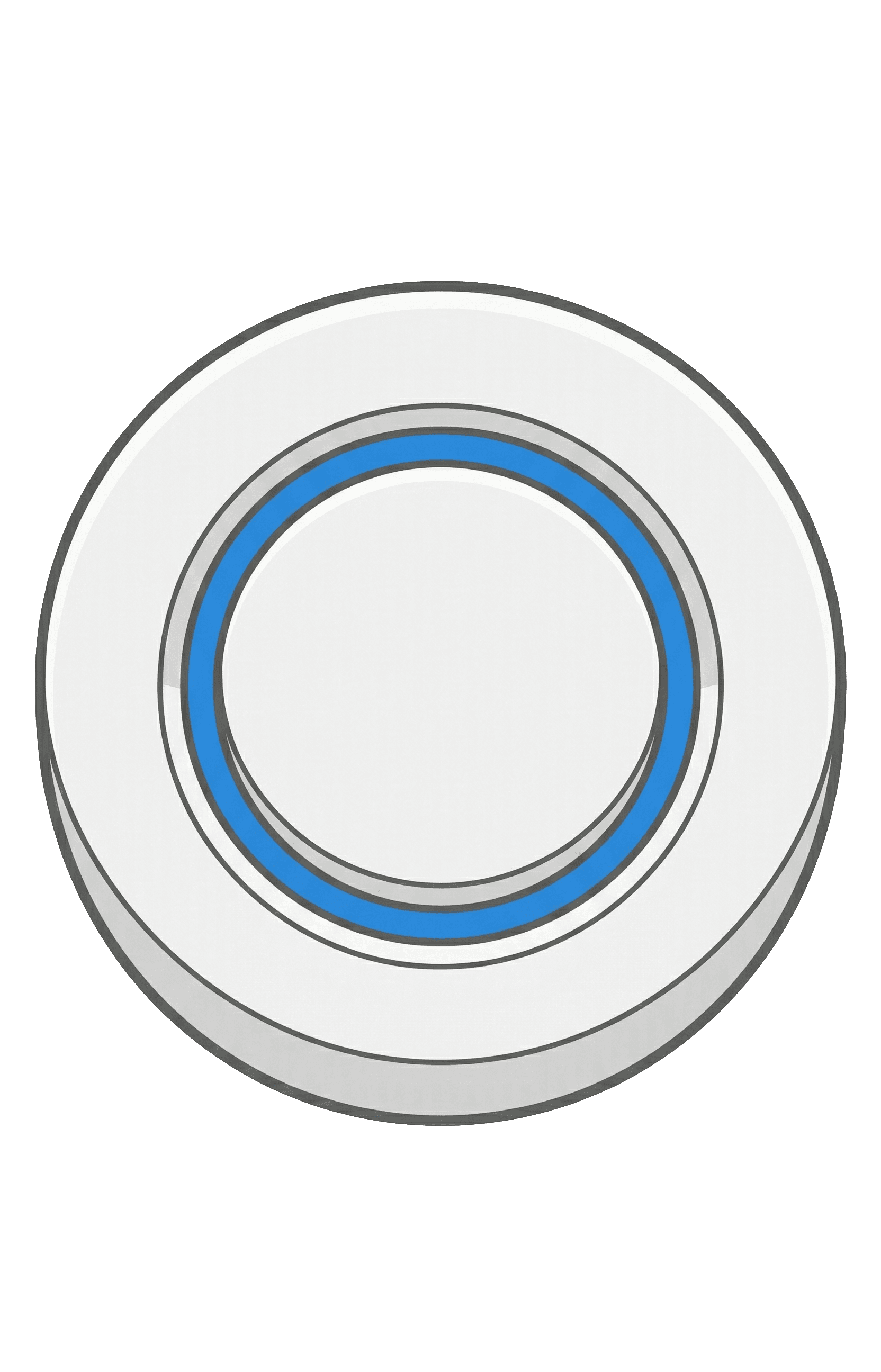 Blue ring button